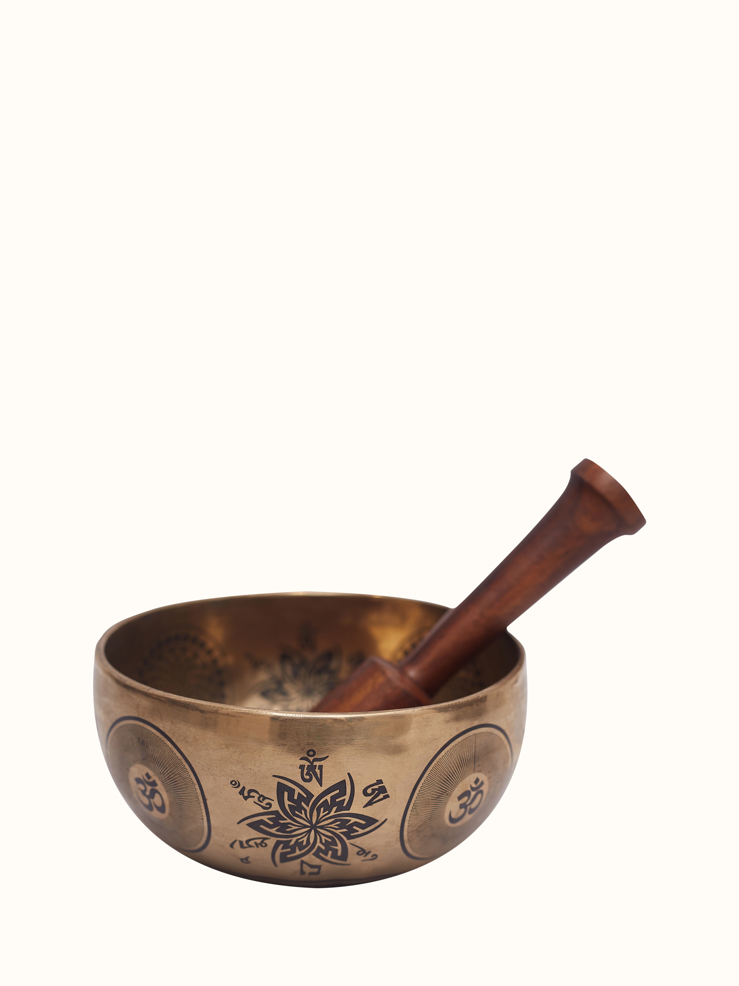 Om Brass Singing Bowl