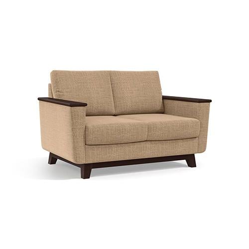 Corby Luxe 2 Seater Fabric Sofa in Sandshell Beige Colour