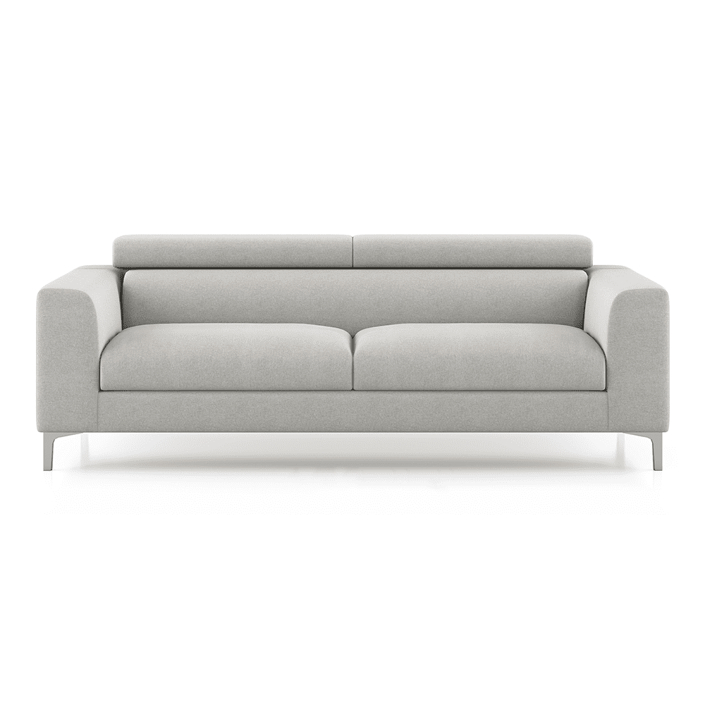 Chelsea 3 Seater Fabric Sofa (Vapour Grey)