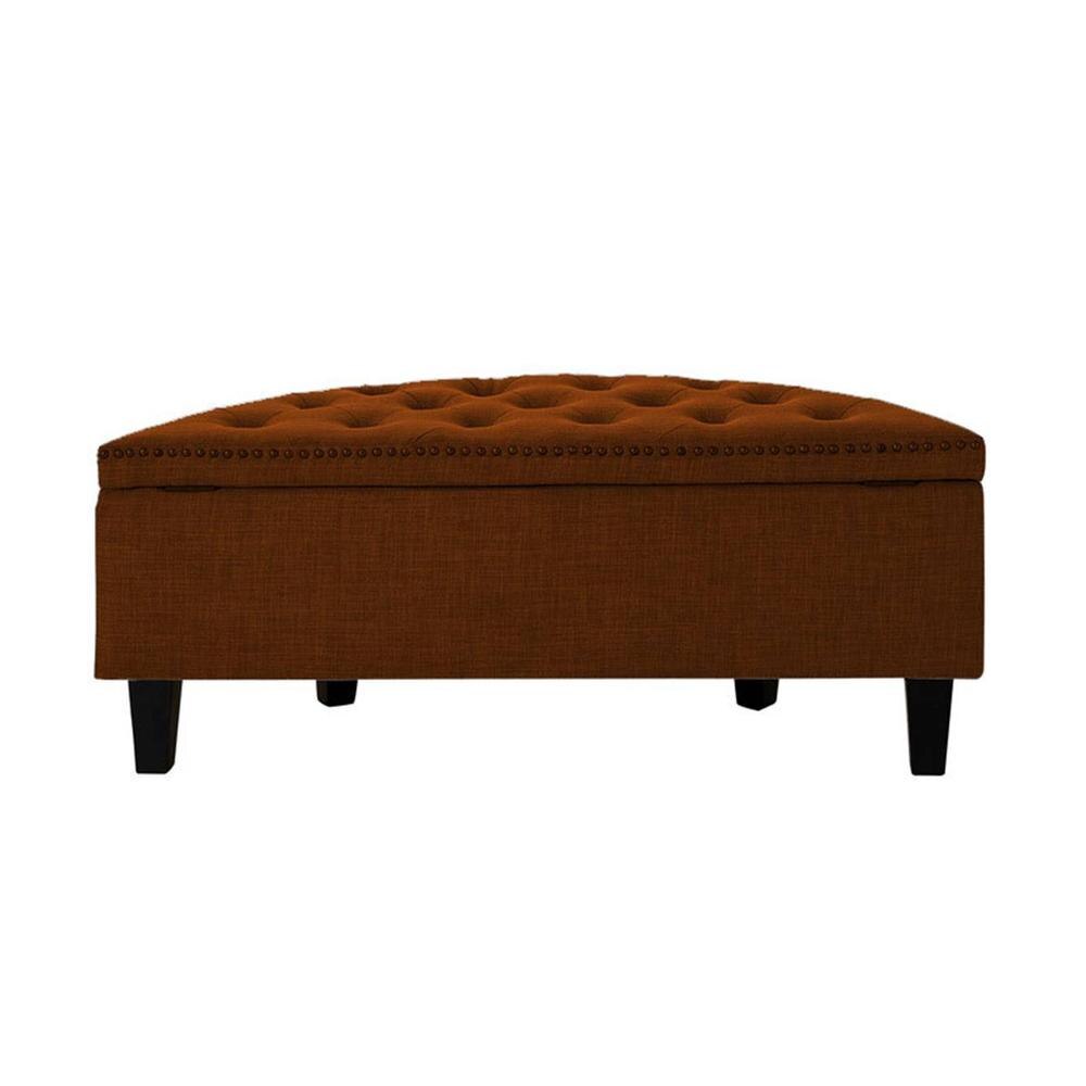 Replon 2 Ottoman with Storage Color in Brown