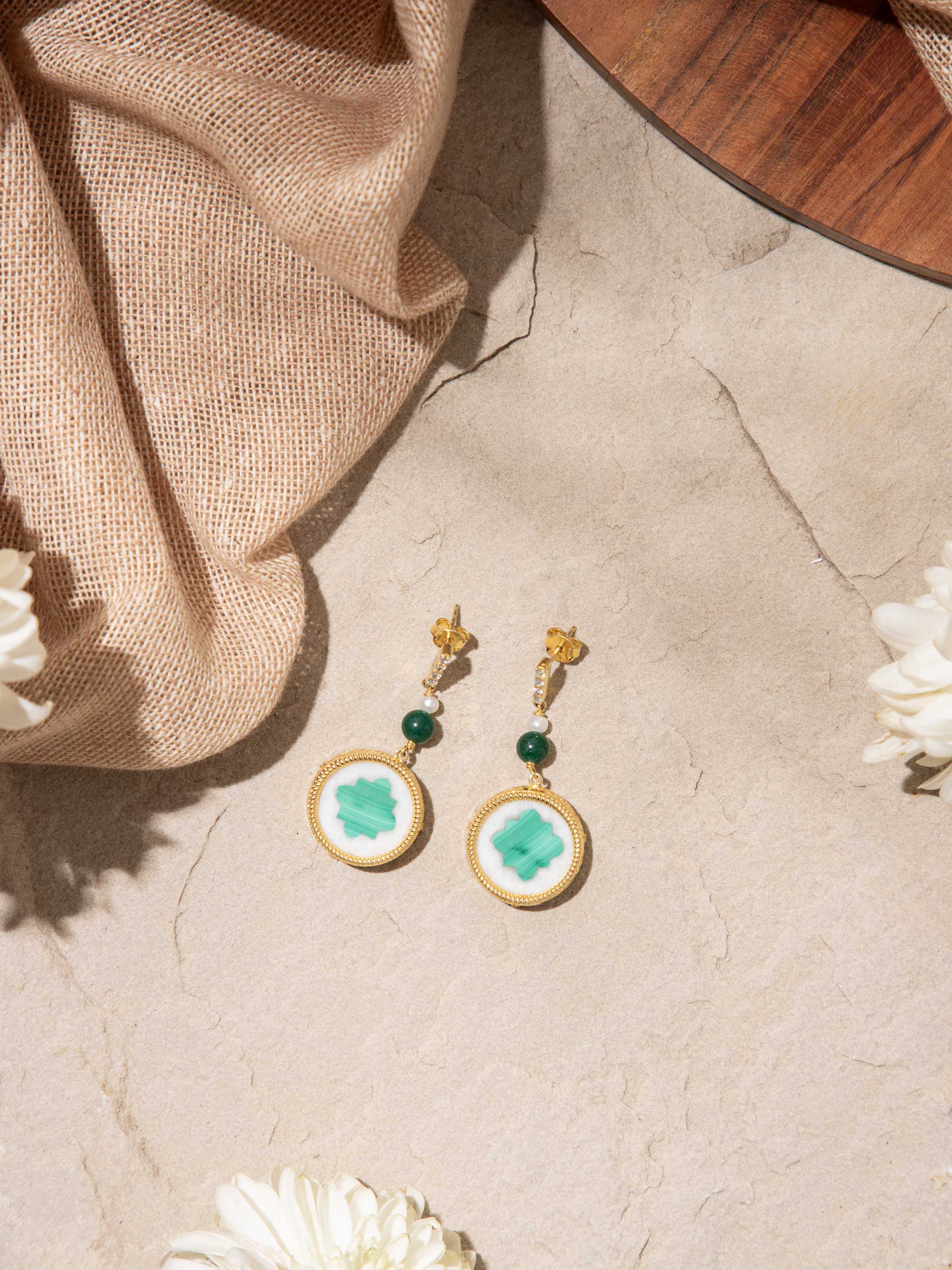 Side view highlighting the delicate contours and detailed work