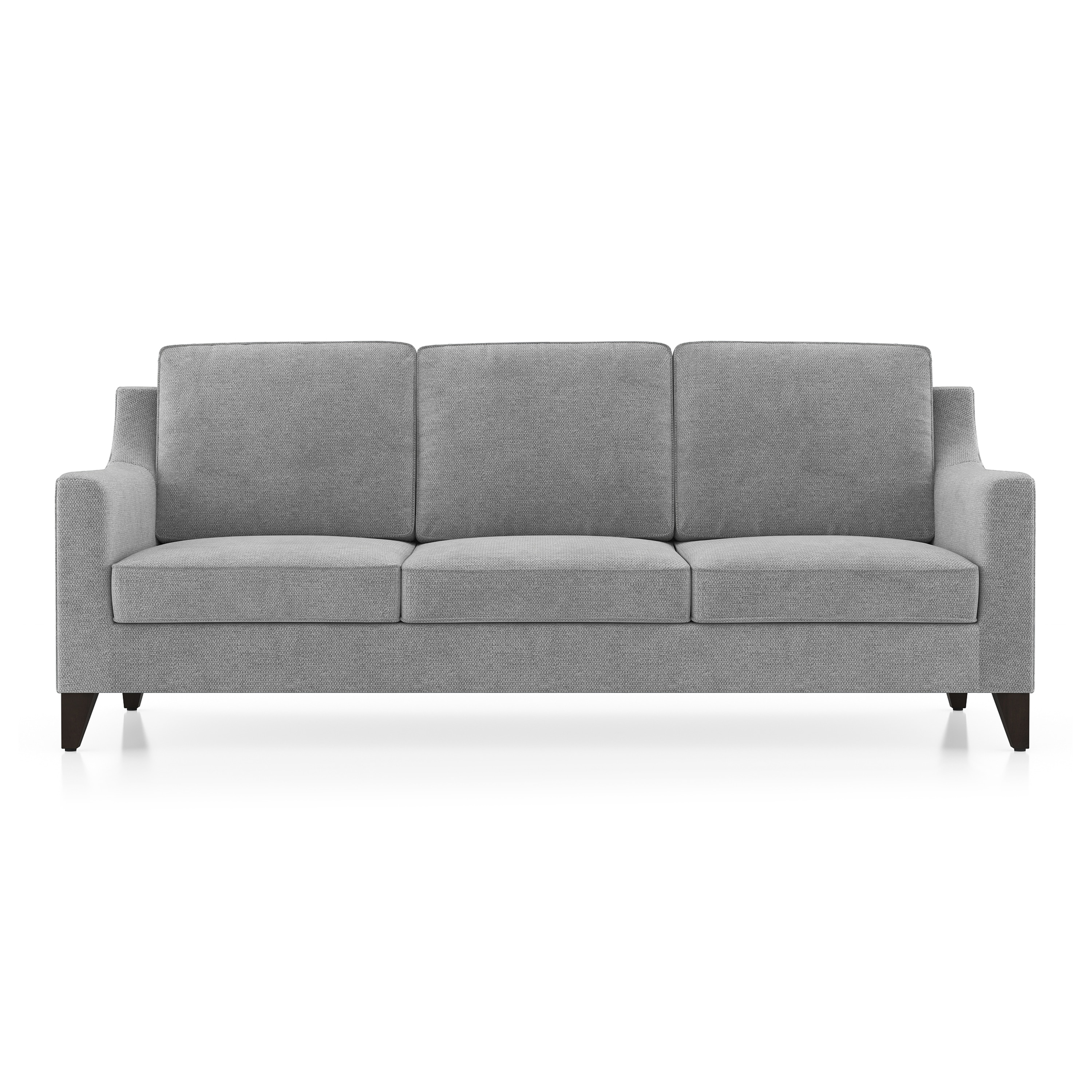Abbey Sofa (Colour : Granite Weave, Cushion : Hard, Seating Capacity : 3 Seater)