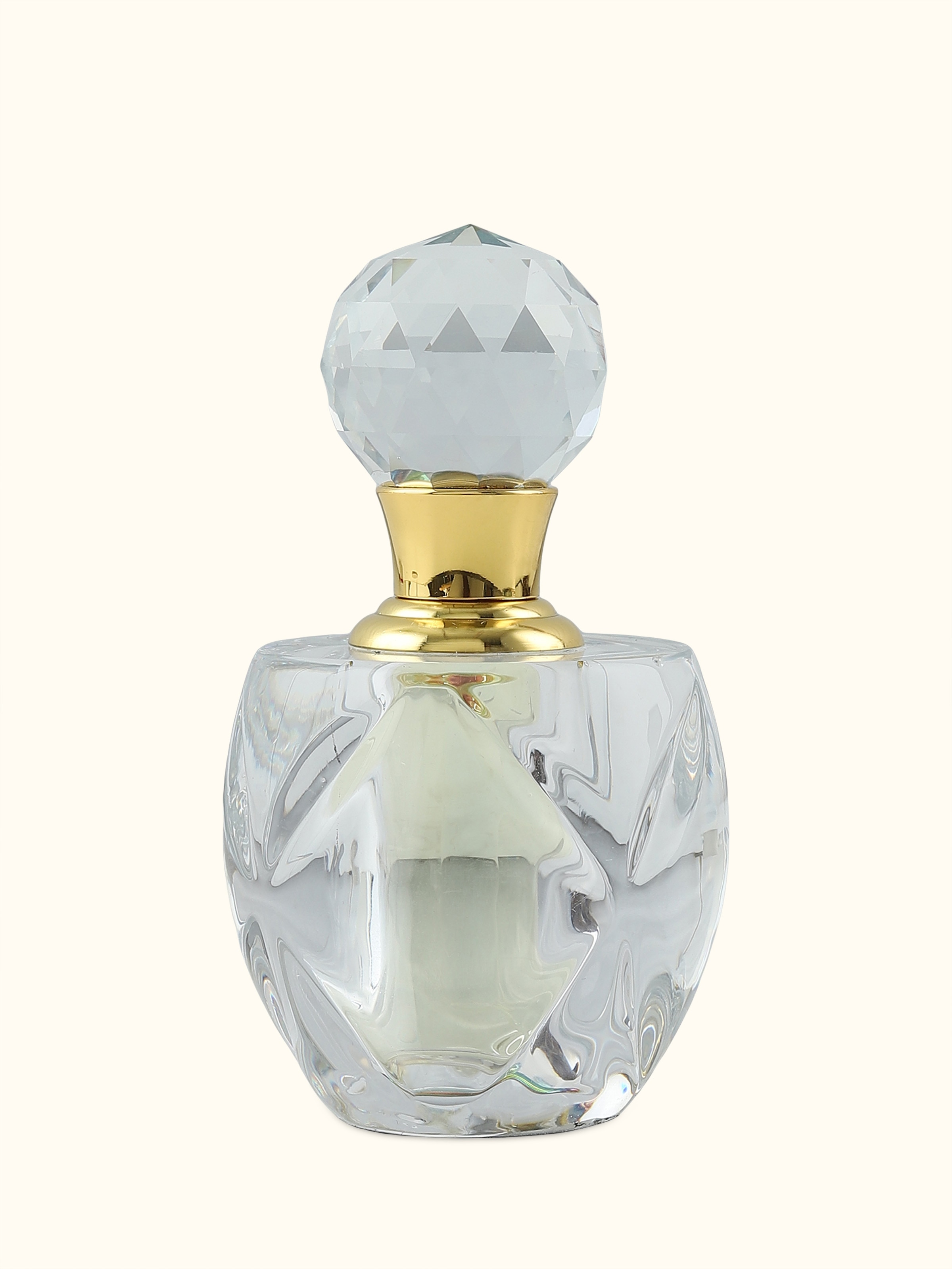 Front view of Attar Mogra perfume oil, highlighting its elegant packaging and floral essence