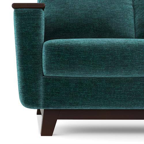 Corby Sofa Set (Colour: Malibu Blue, Seater: 2+1+1)