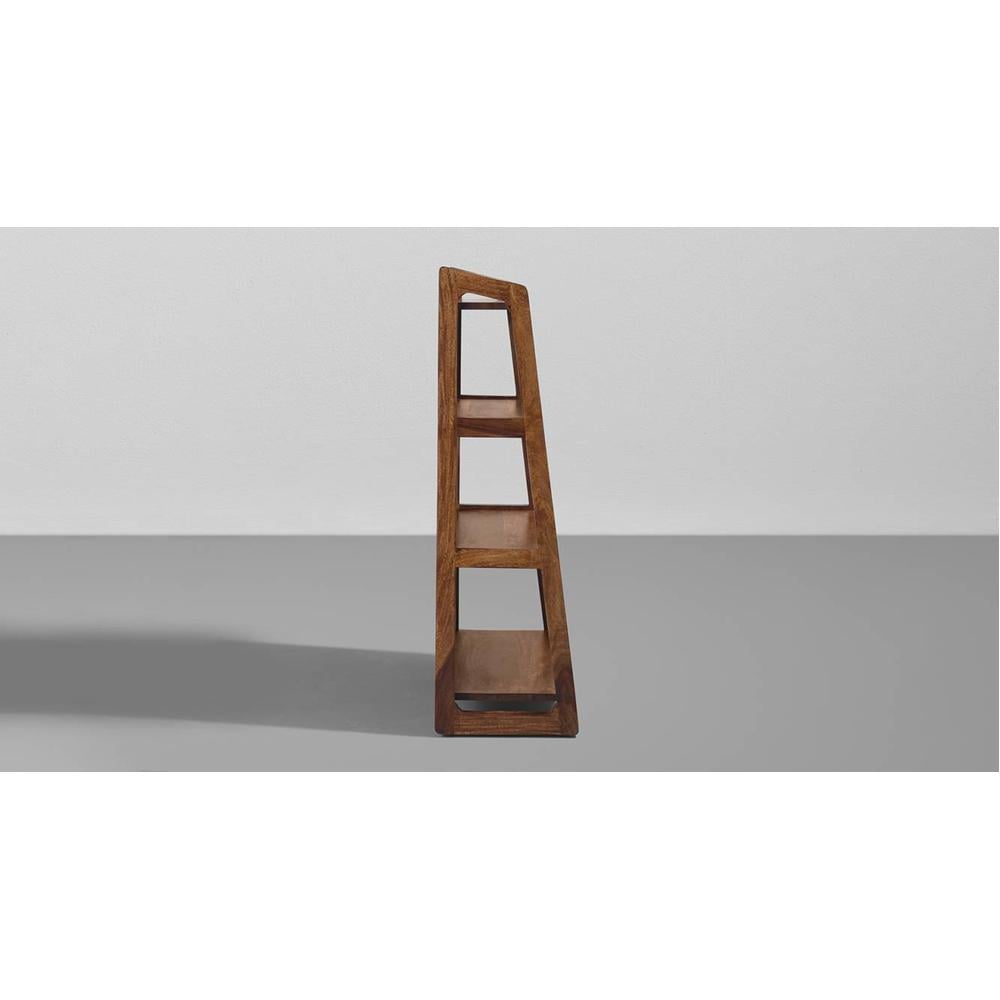 Wordle Solid Sheesham Wood Book Shelf 3 Shelves Provincial Teak Finish Set of 1