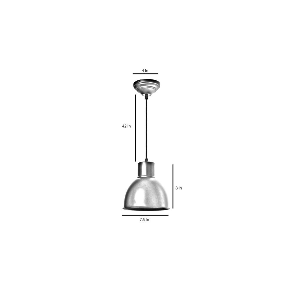 Opi Minimal Pastel Black Metal Single Hanging Light