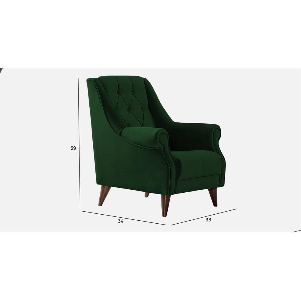 Joplin Accent Chair in Green Colour