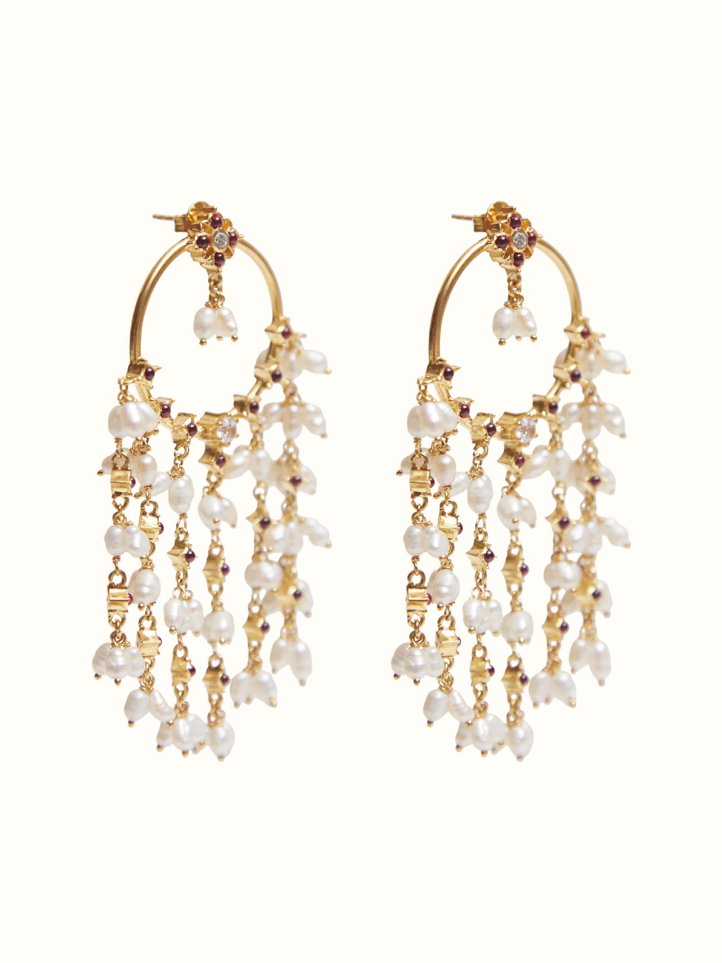 Guttapusalu Silver Drop Earrings