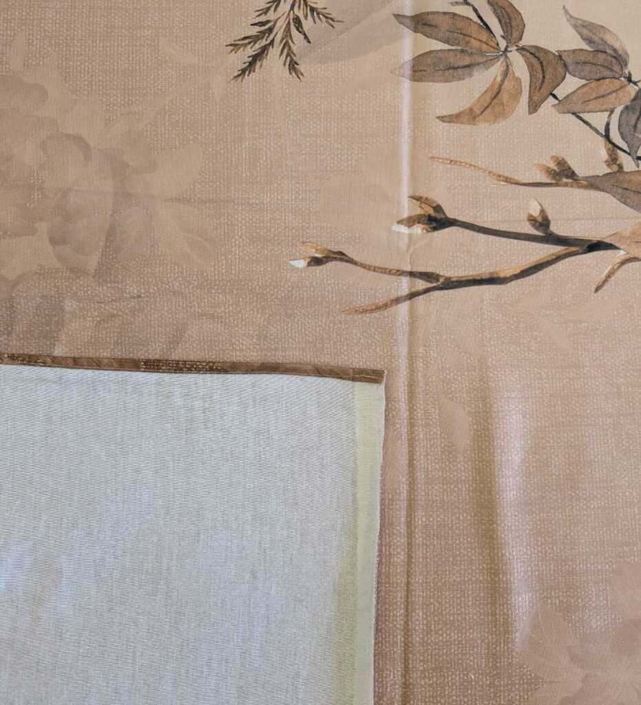 Orange Shade Floral 400 TC Cotton Flat Super King Size Bedsheet With 2 Pilllow Covers