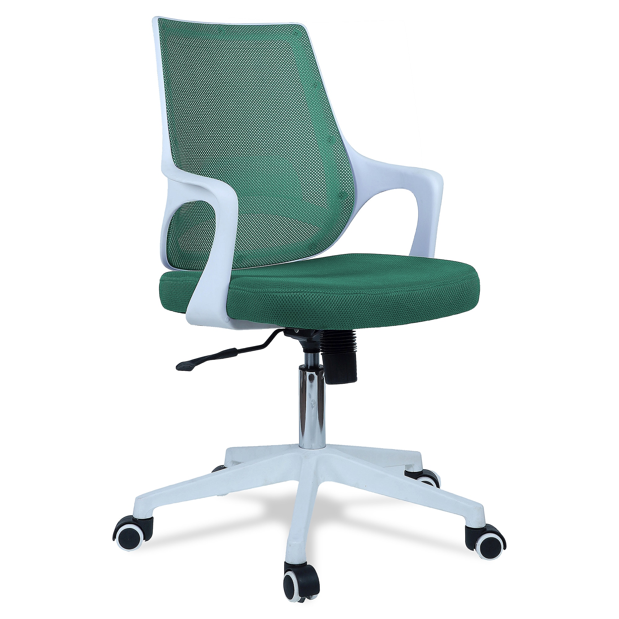 Xeanea Mid Back Ergonomic Chair in Dark Green Colour