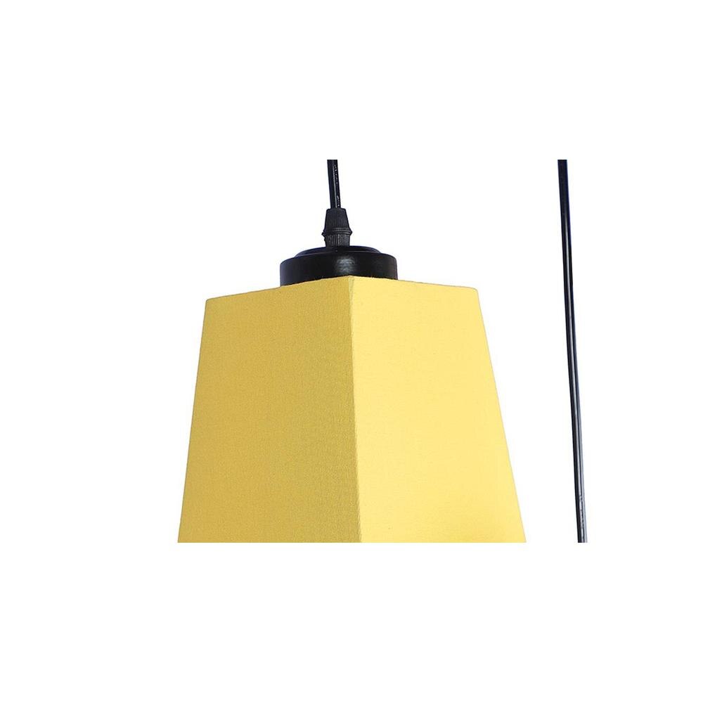 Uriel Yellow Fabric Cluster Hanging Light