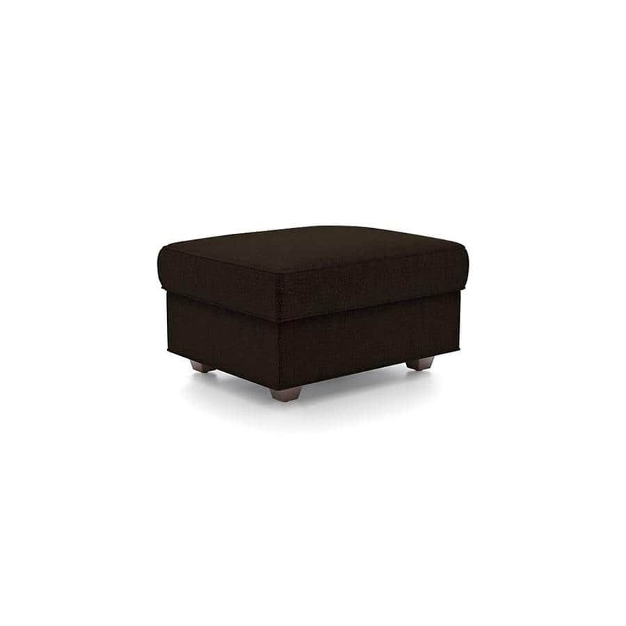 Apollo Compact Sofa (Colour : Dark Earth, Cushion : Hard, Back Type : Regular, Seating Capacity : Right Aligned 2 Seater + Right Aligned Chaise + Ottoman)
