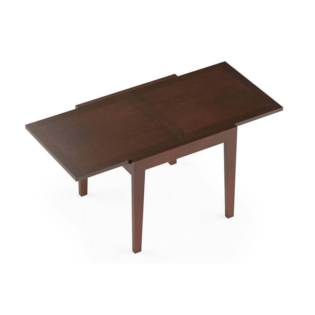 Murphy 4-To-6 Extendable - Persica 6 Seater Dining Table Set (Colour- Beige, Finish- Dark Walnut)