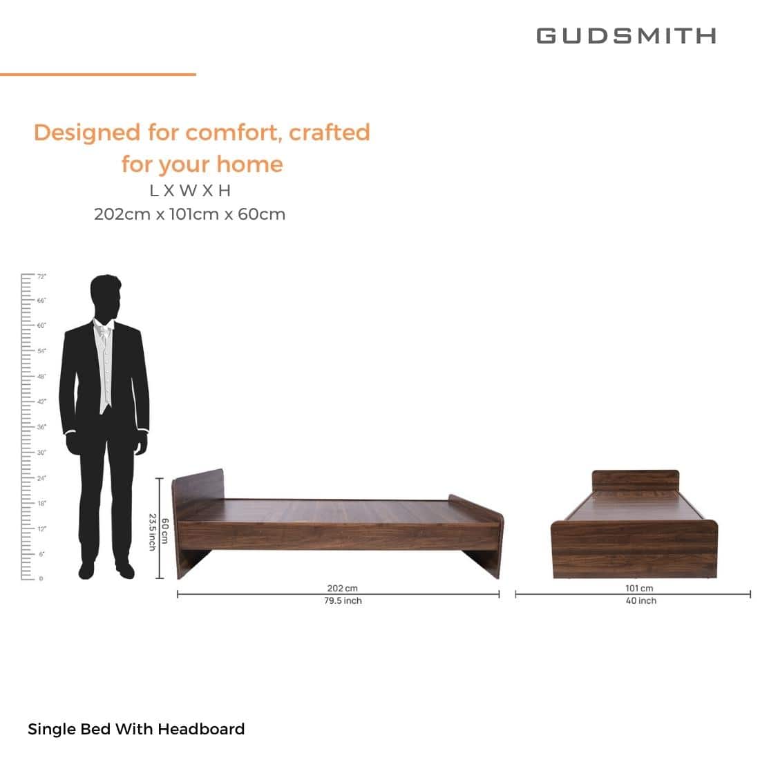 Esmeralda Single Bed without Storage