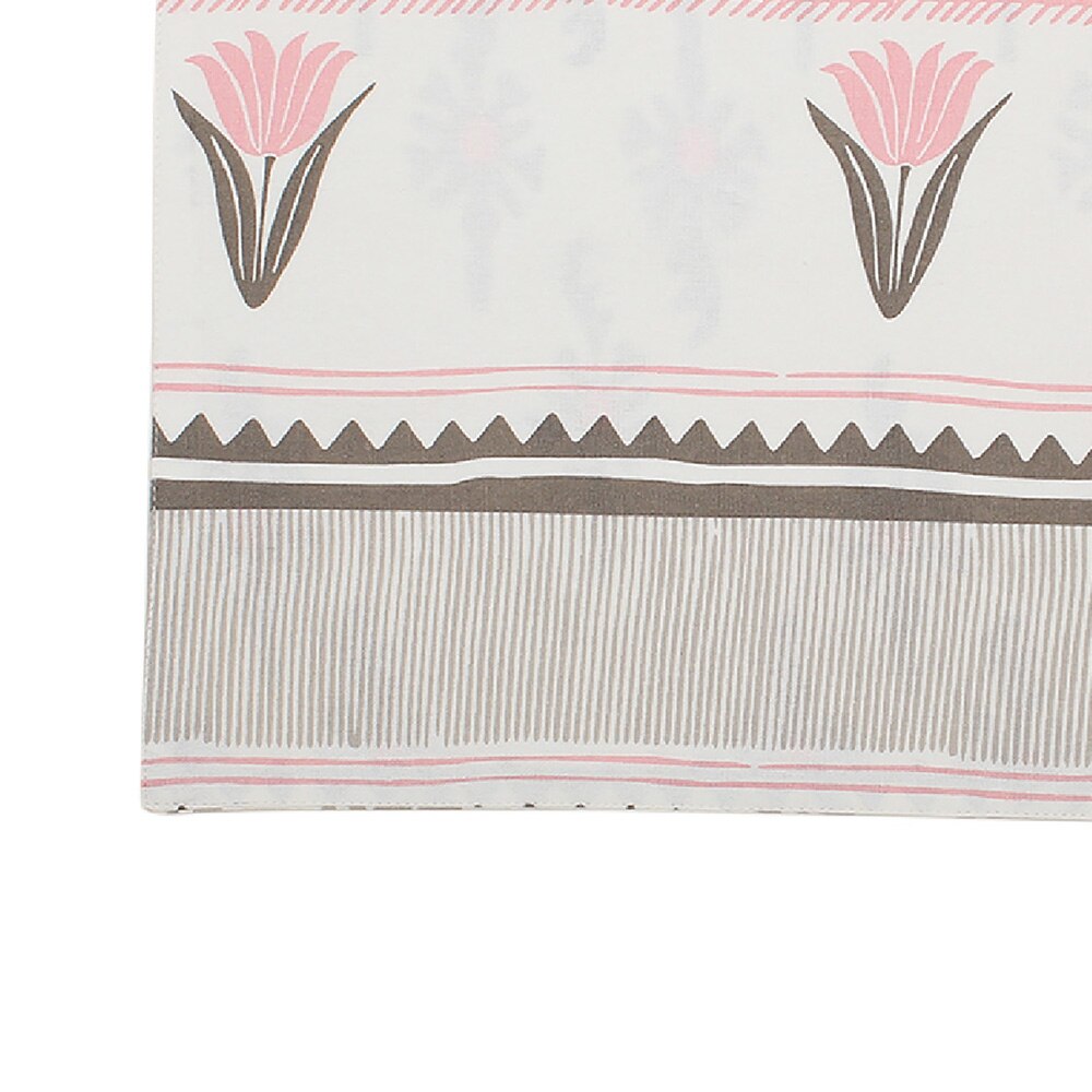 Mrinaal Set Of 2 Placemats With Pink Colour