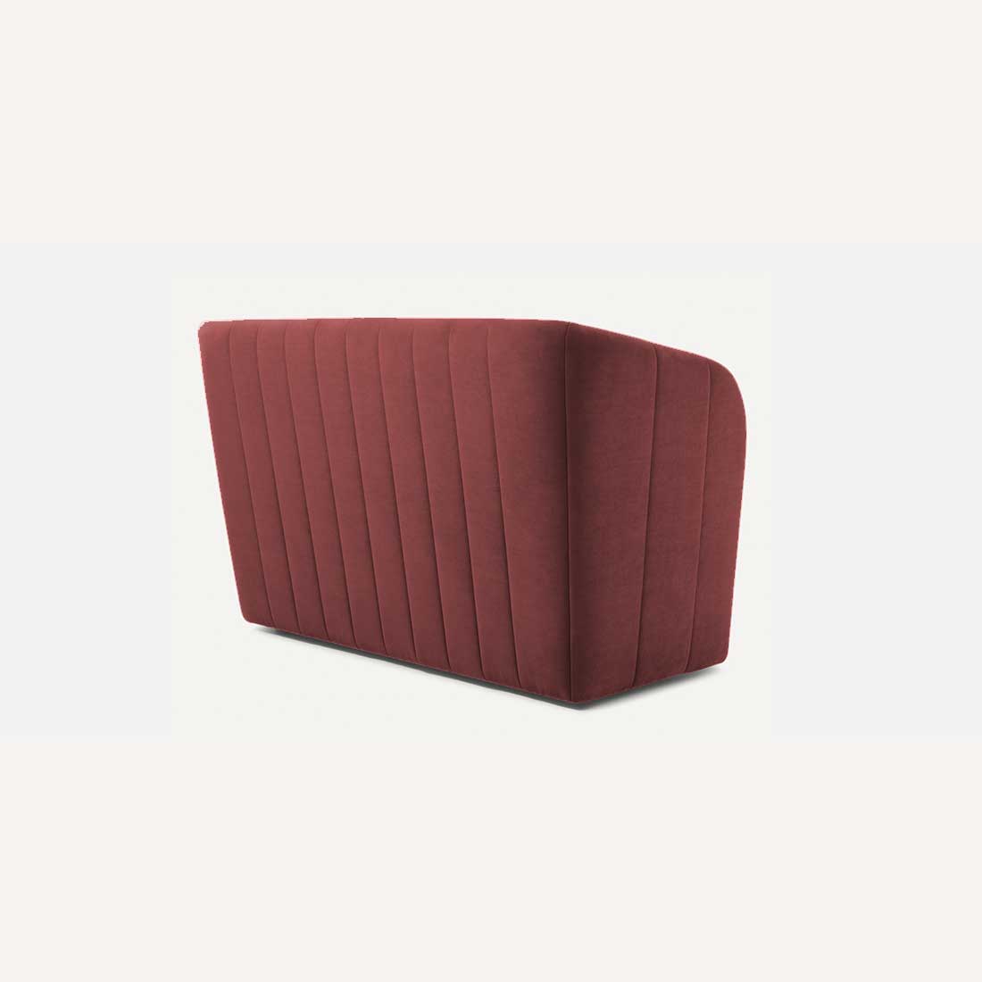 Candler Fabric Sofa (Pink)