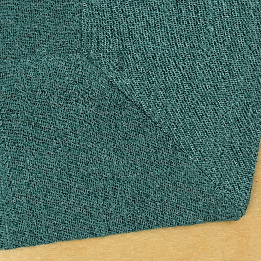 Herringbone 1 Table Cover With Green Colour