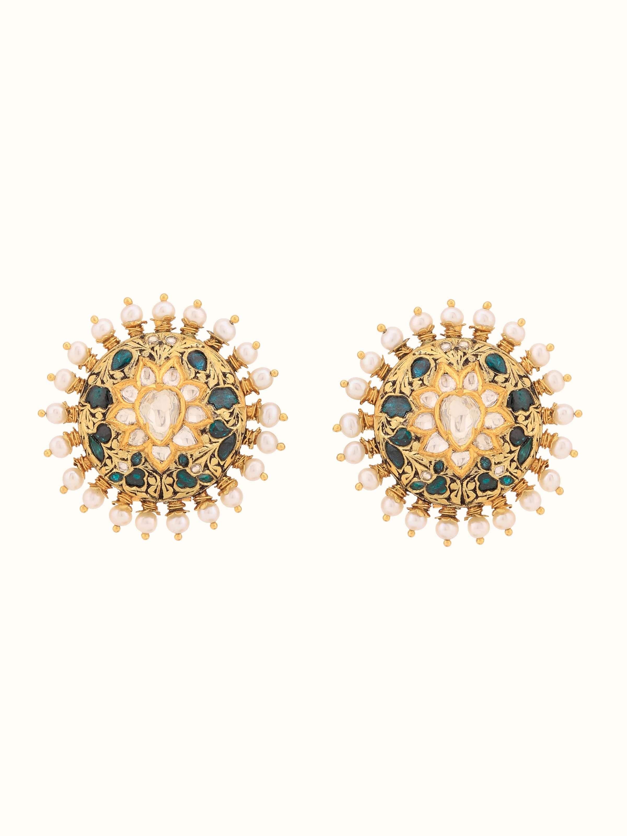 Partash 18 Karat Gold Studs