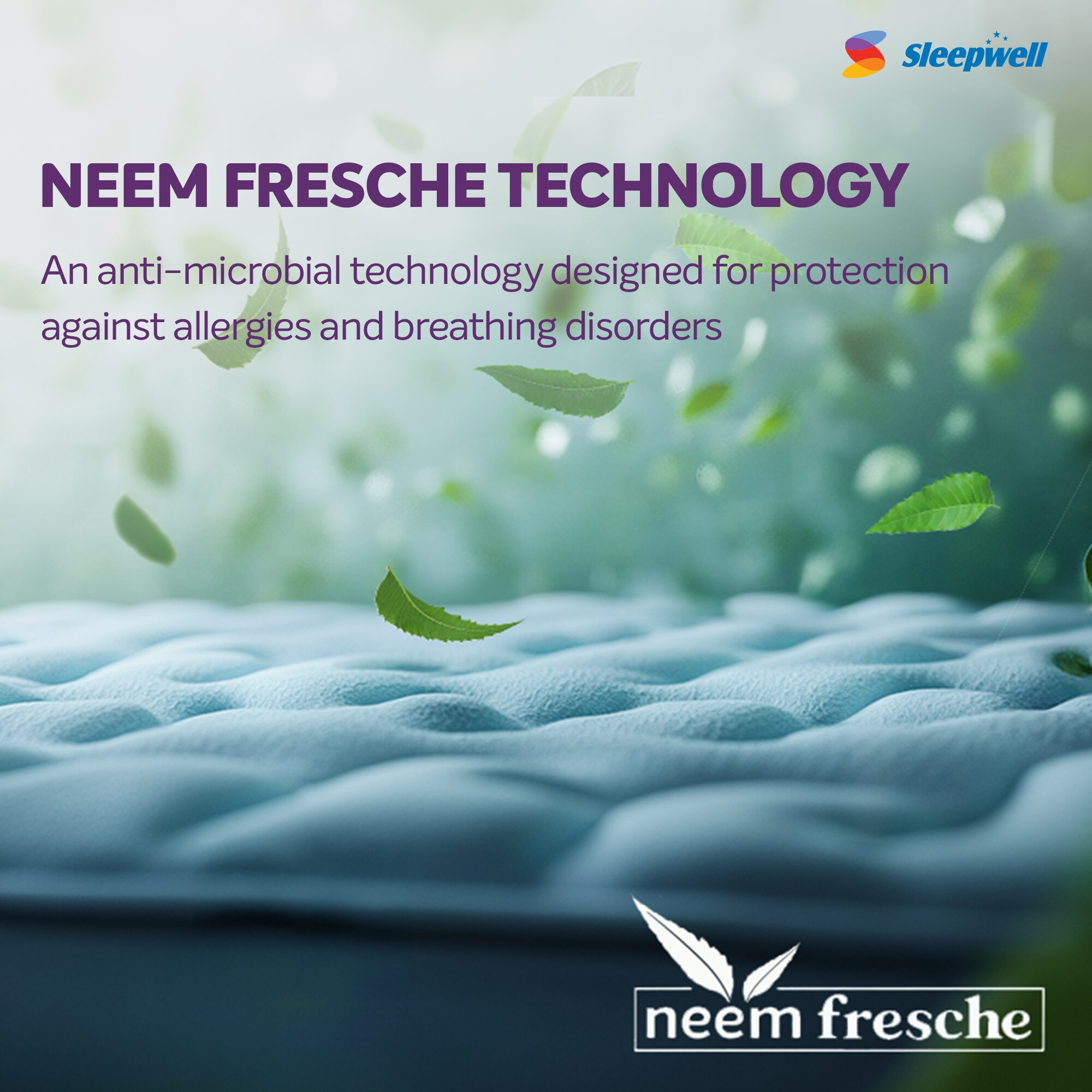 Sleepwell Ortho Pro Foam Acuprofile Resitic High-Resilience (HR) Medium Firm Impression Memory Foam King Size Mattress (Thickness: 6 Inches, Dimensions: 78 X 70 Inches)