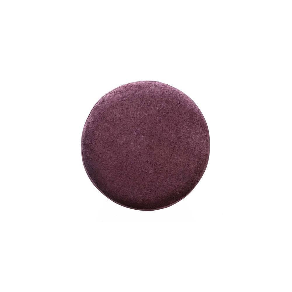 Melanie Solid Wood Stool in Purple Colour