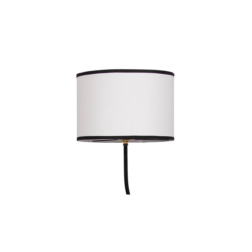 Deven Multicolour Cotton Shade Floor Lamp