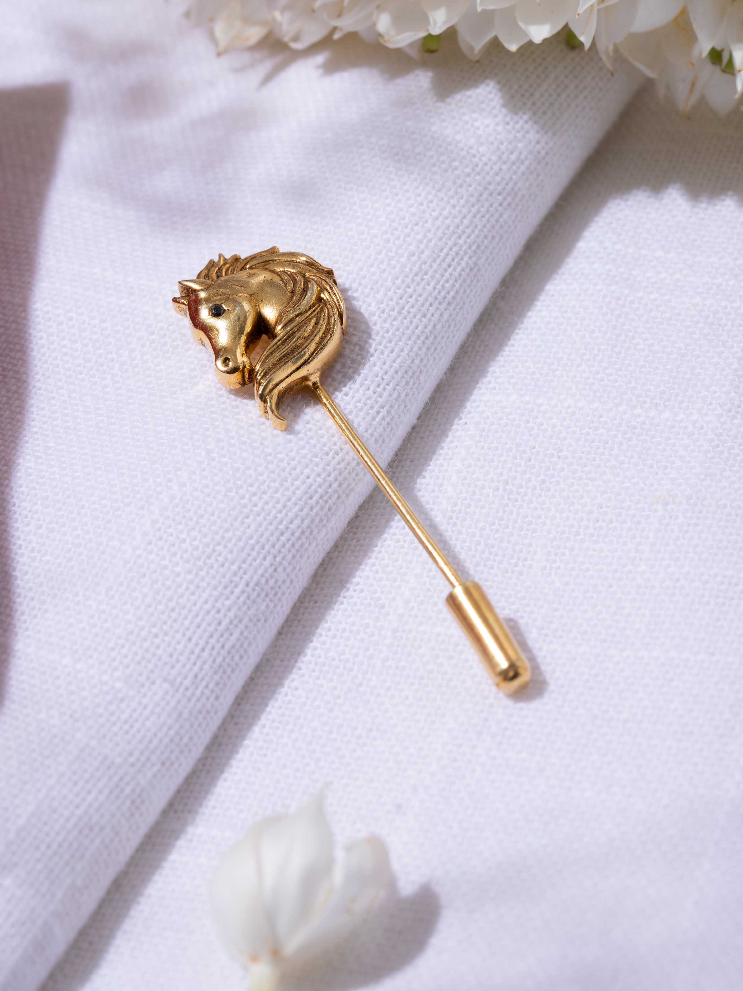 Lifestyle view of Silver Smithing Lapel Pin