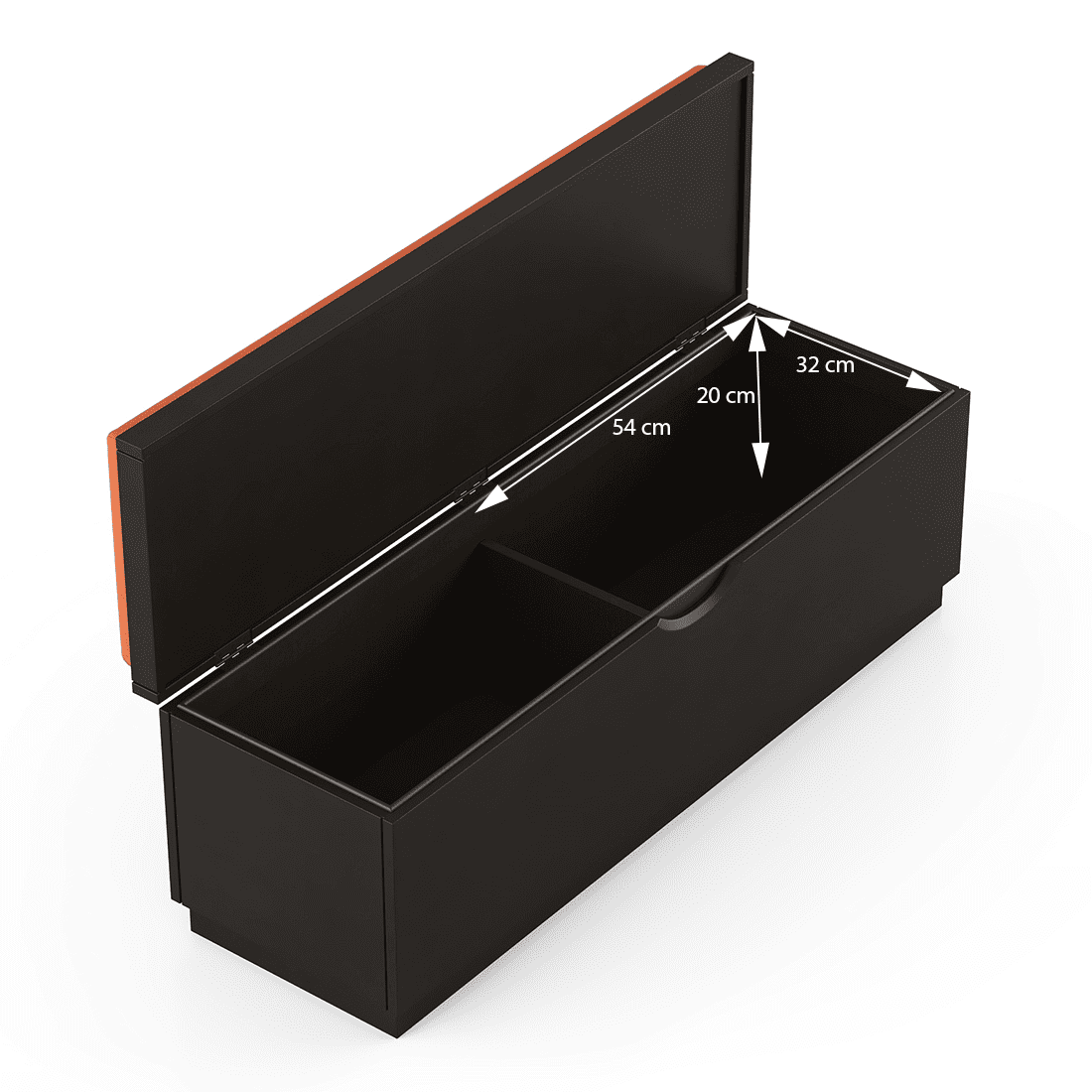 Zephyr Blanket Box In American Walnut Finish