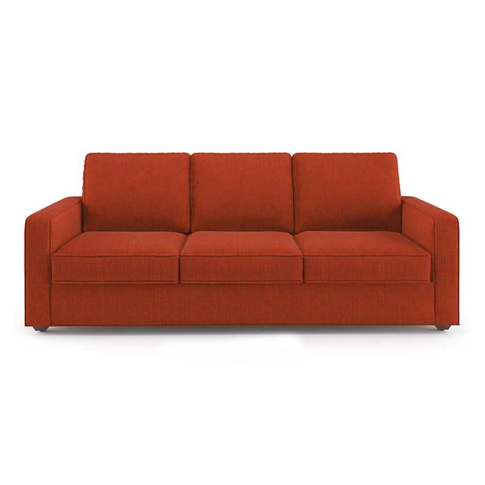 Apollo 3 Seater Fabric Sofa in Lava Colour