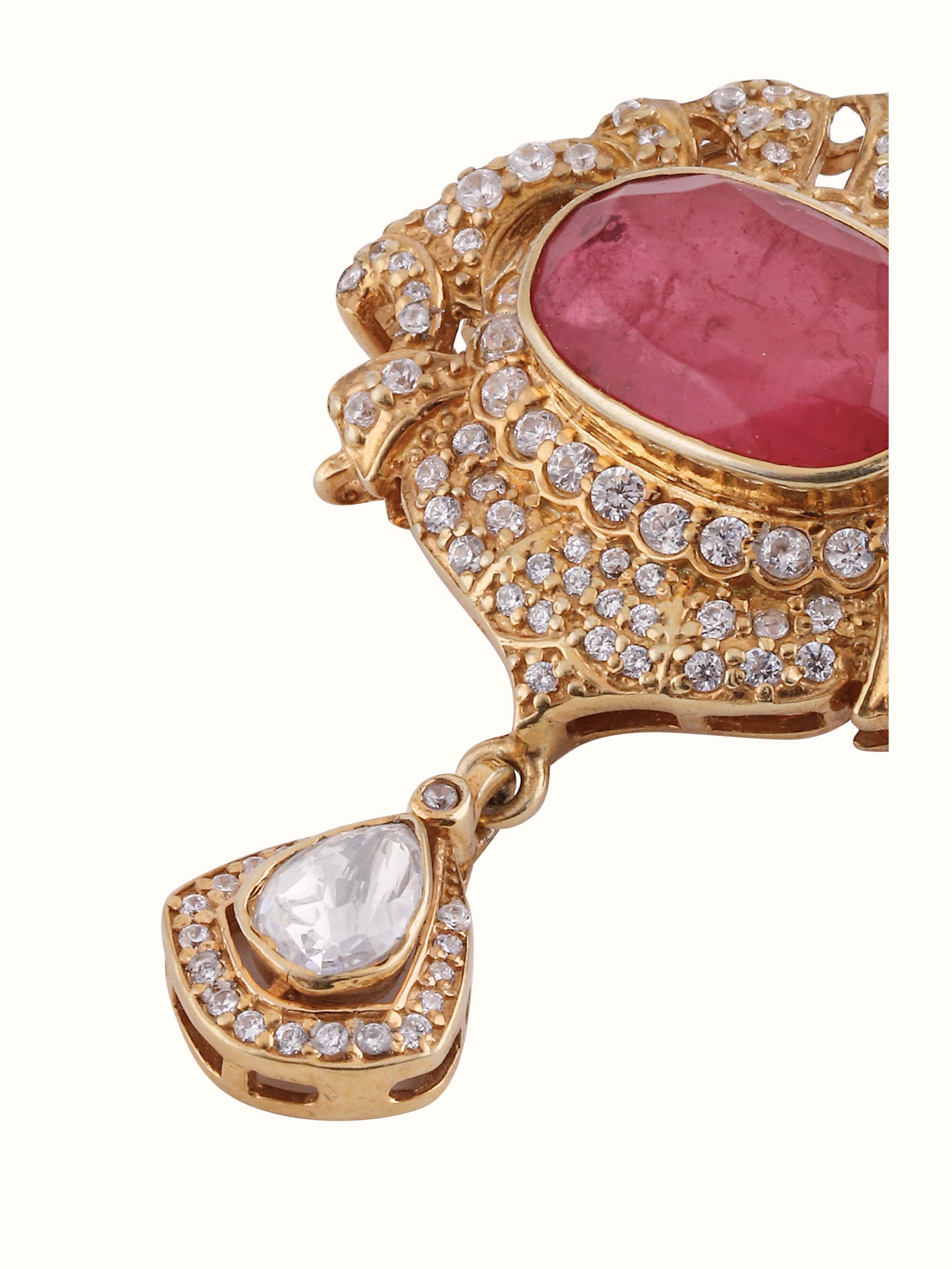 On-body view of Silver Smithing Brooch Pin