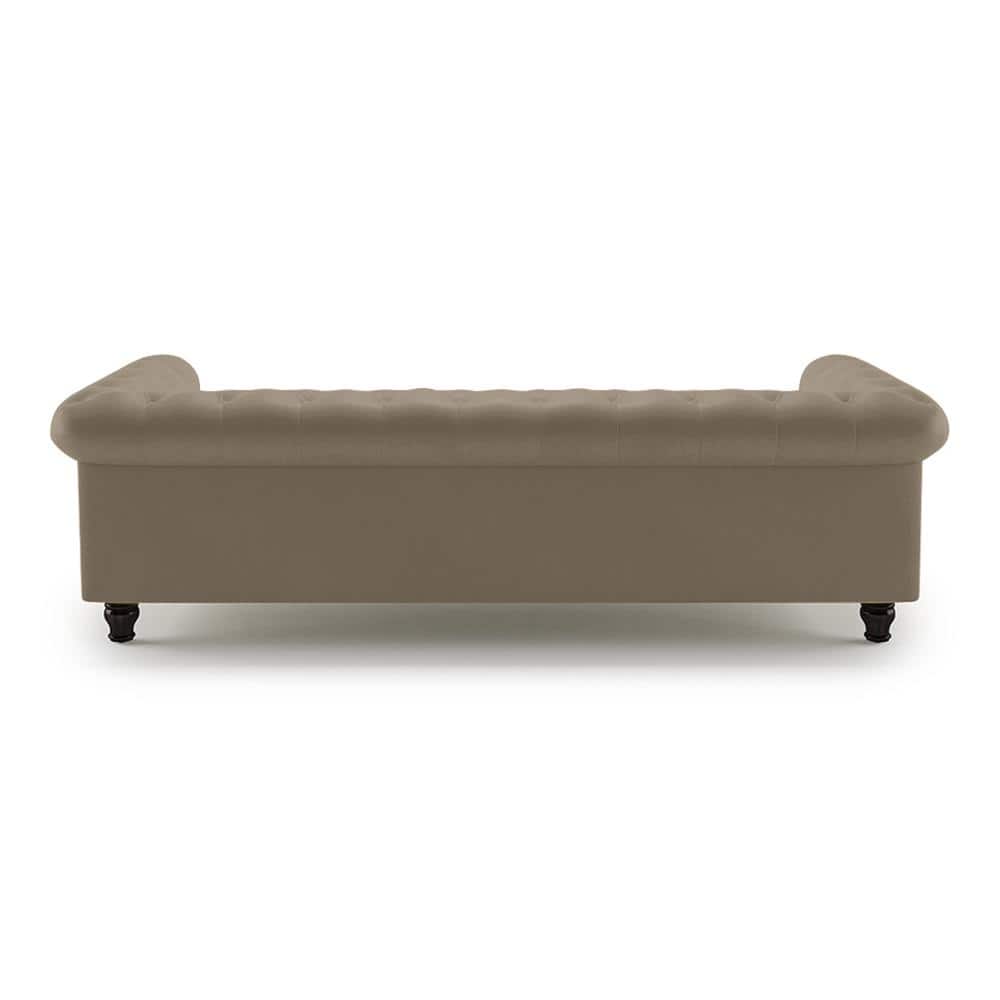 Winchester 4 Seater Leatherette Sofa in Cappuccino Colour
