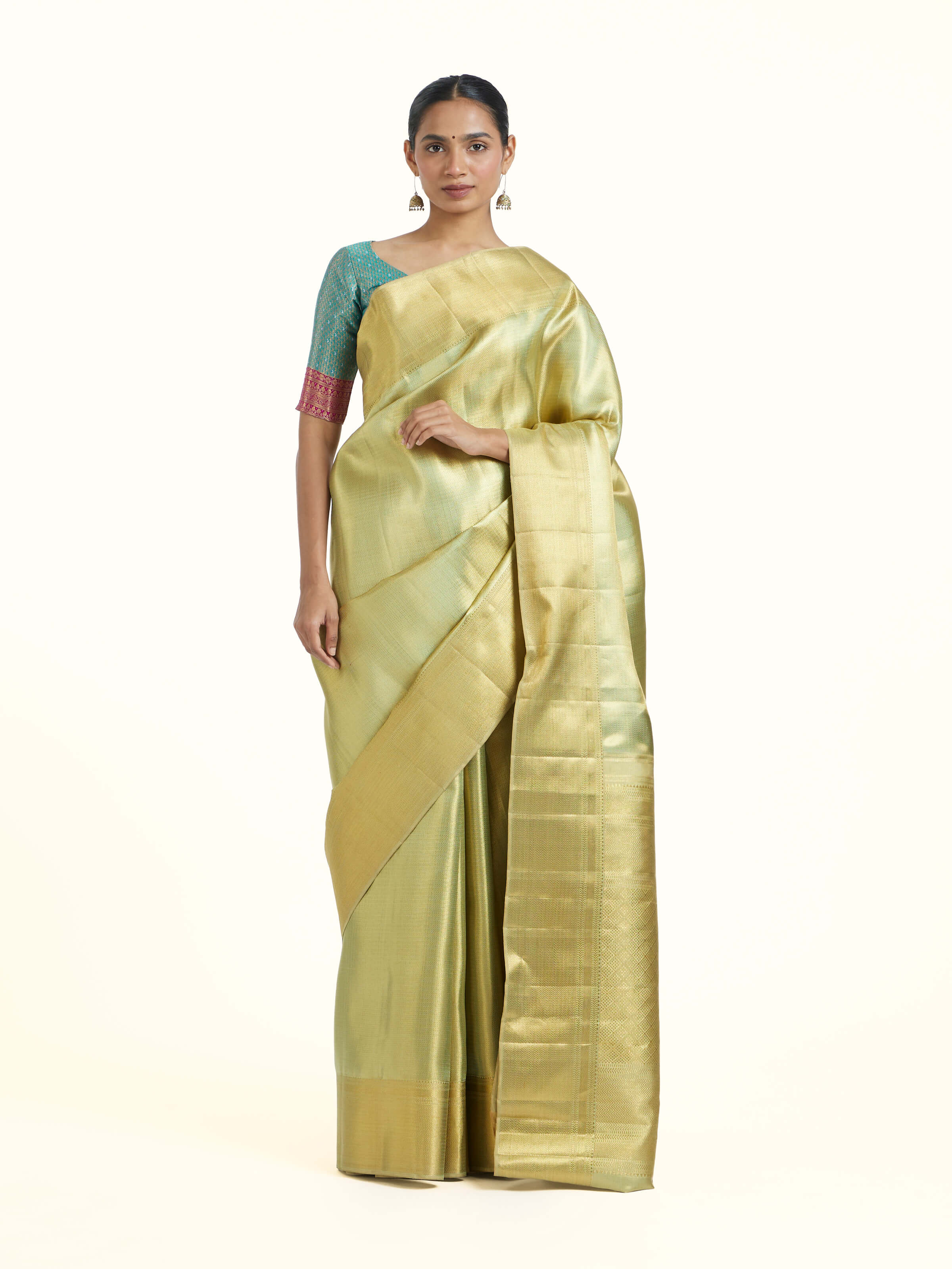 Green Kancheepuram Silk Zari Saree