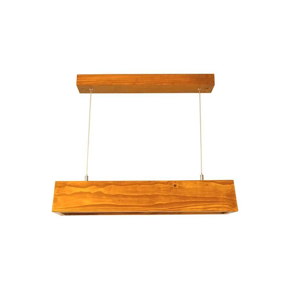 Sirius 24 Brown Wooden LED Hanging Lamp