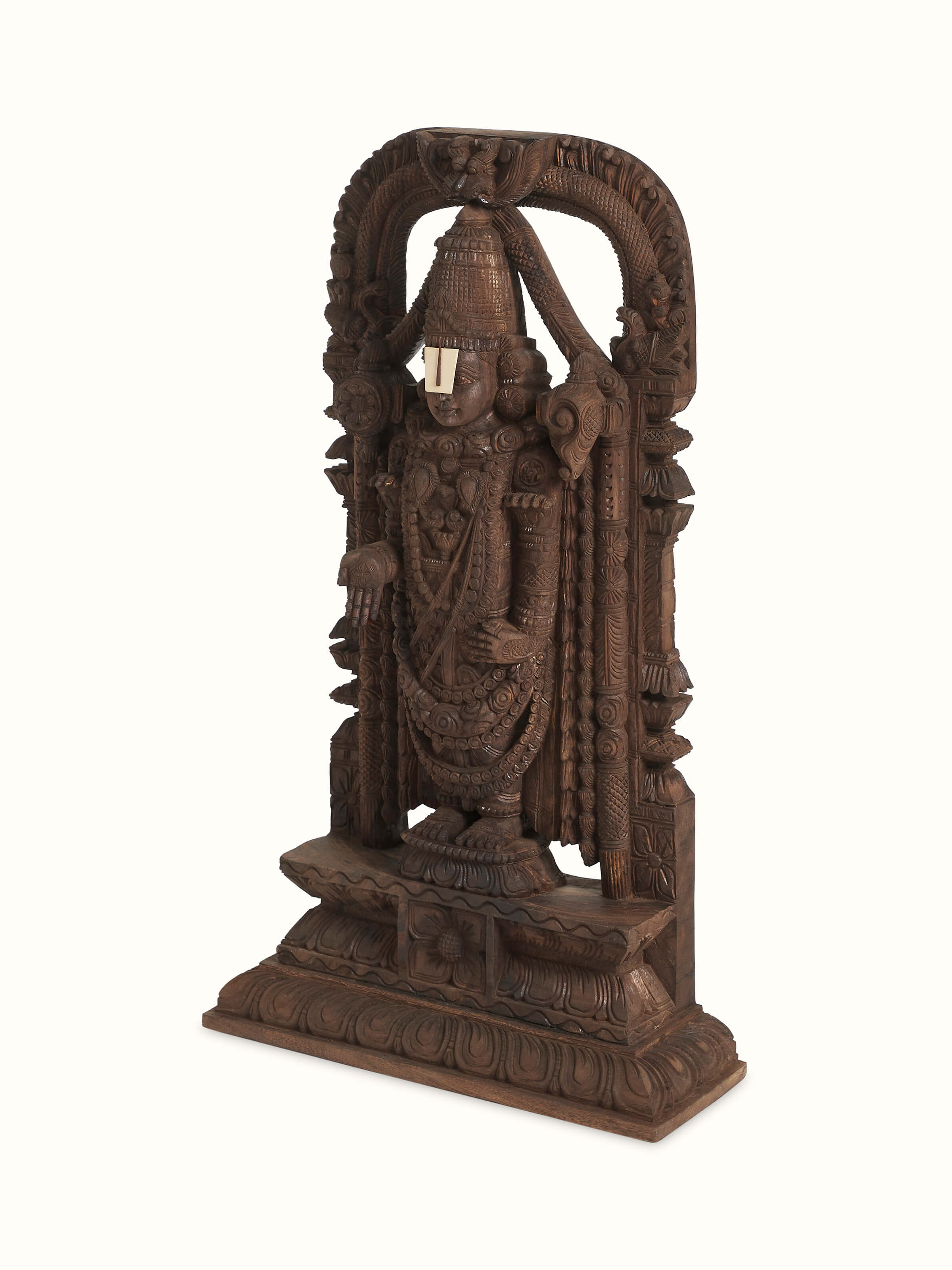 Wood Carved Balaji Idol