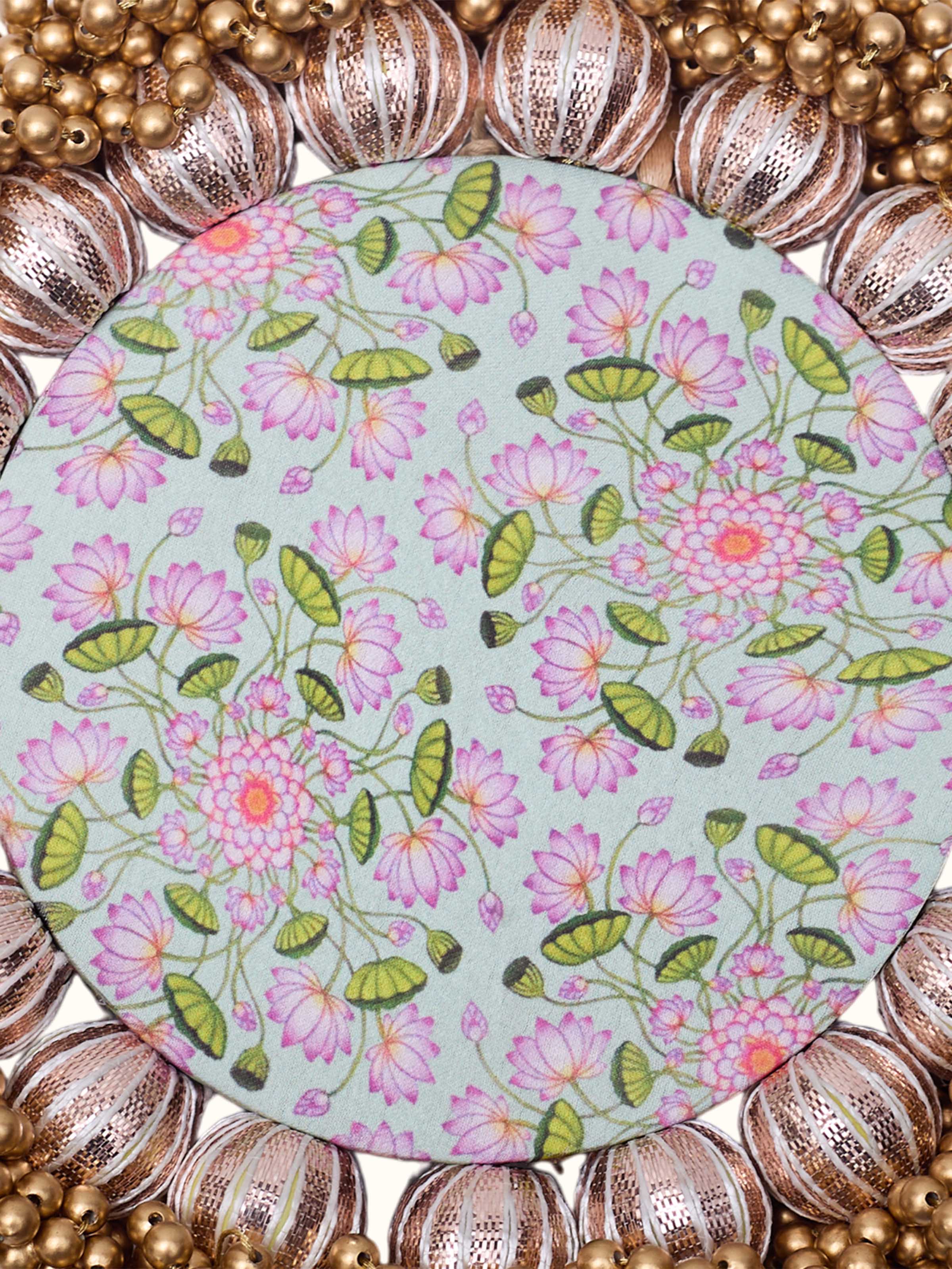 Detail shot of Hand Block Print Fabric Pallet Set