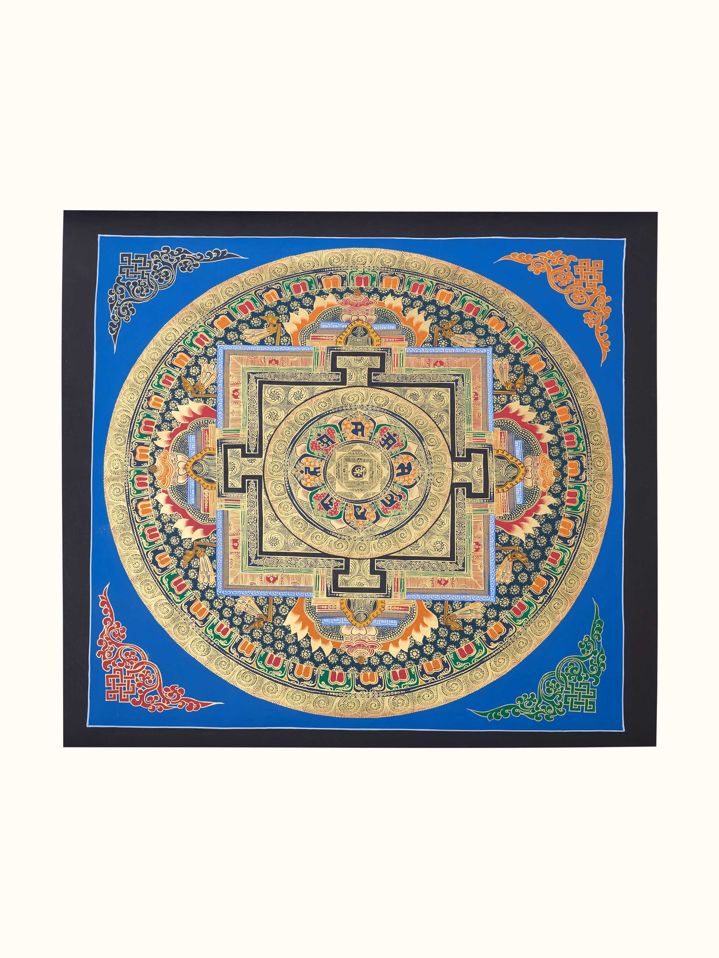 Mantra Mandala Thangka Painting