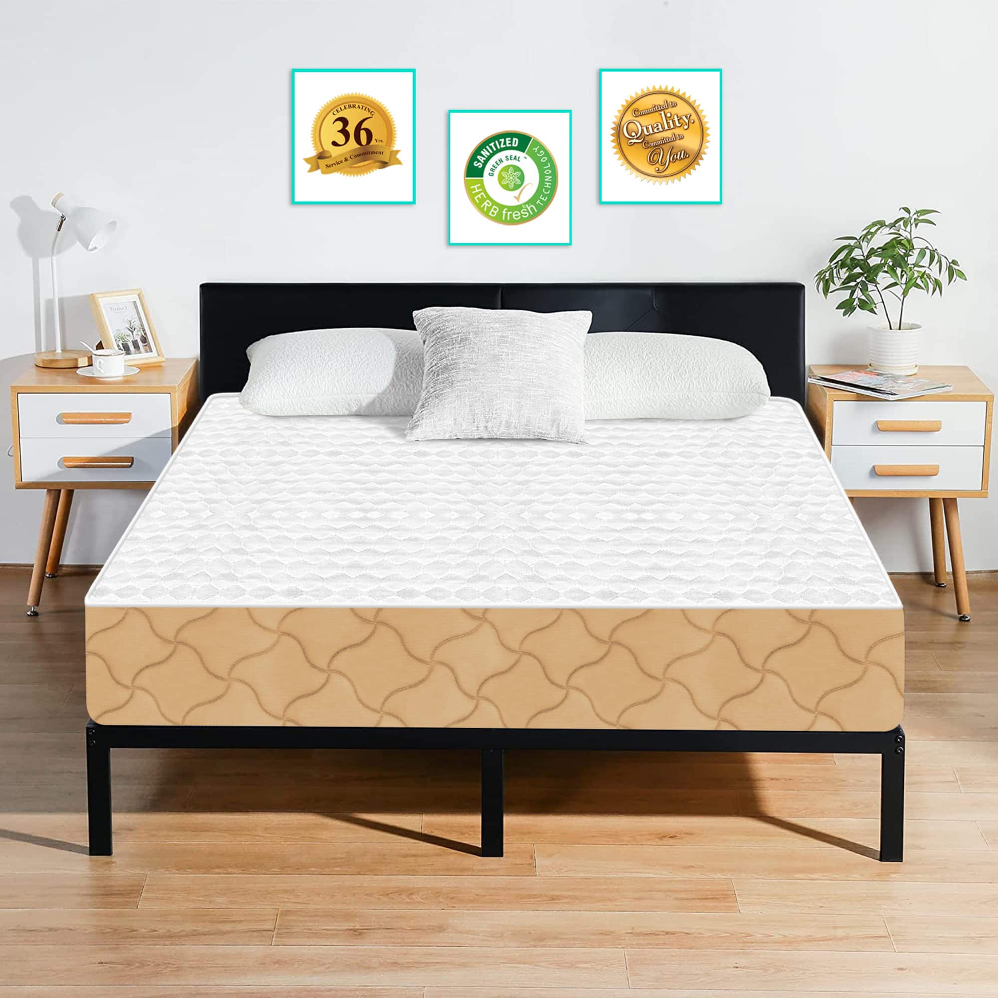 Pure Sleep Premium Orthopedic Pocket Spring Mattress - Sleep Spa
