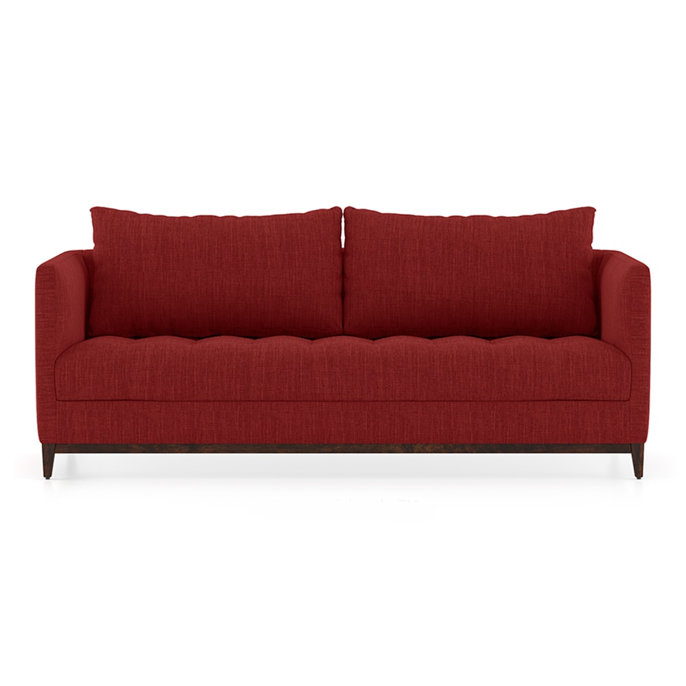 Florence Compact Sofa Set (Colour: Salsa Red, Seater: 3+2+1)