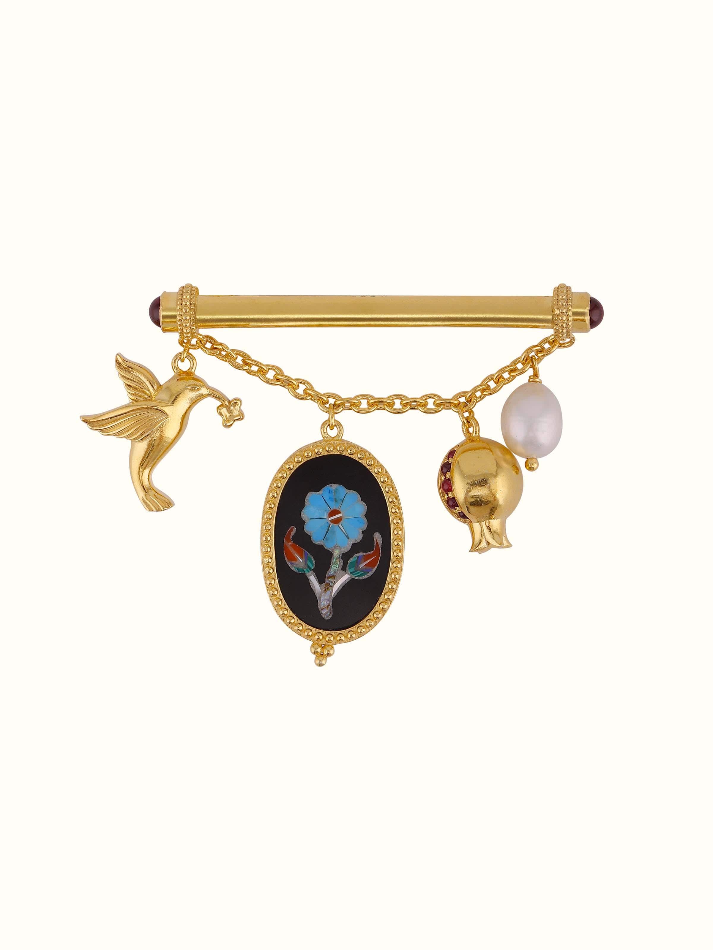 Parchinkari Silver Brooch Pin