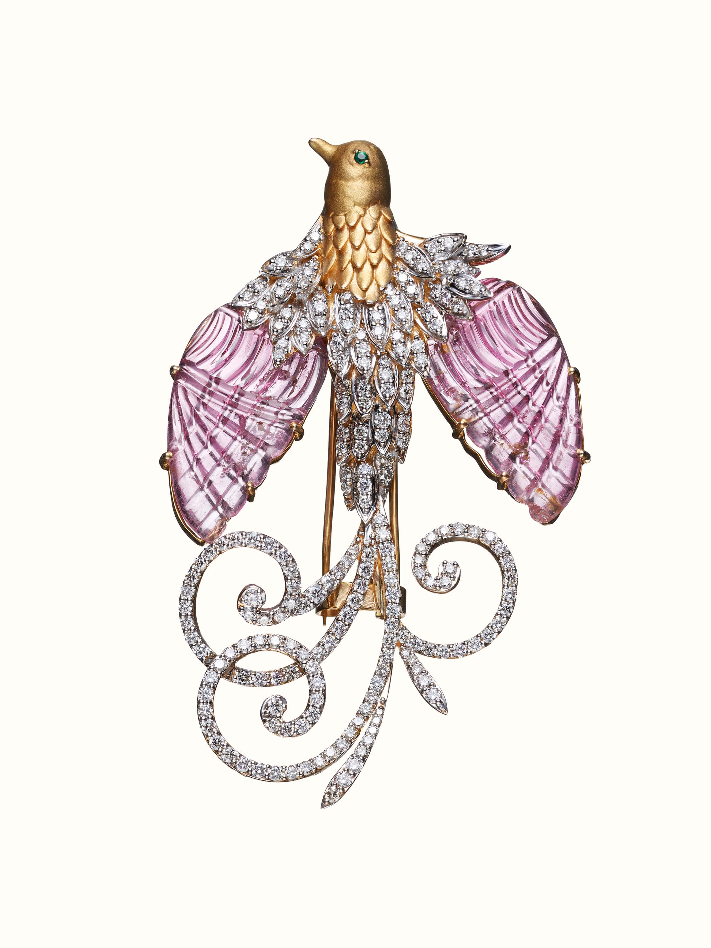 Open-setting 9 Karat Brooch