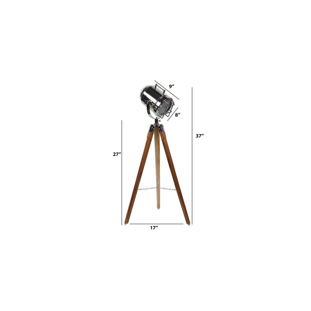 Win Nickle Aluminum Shade Floor Lamp