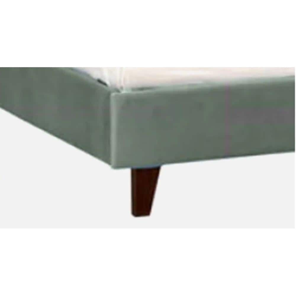 Dallas Engineered Wood Queen Size Non Storage Bed In Provincial Teak Finish