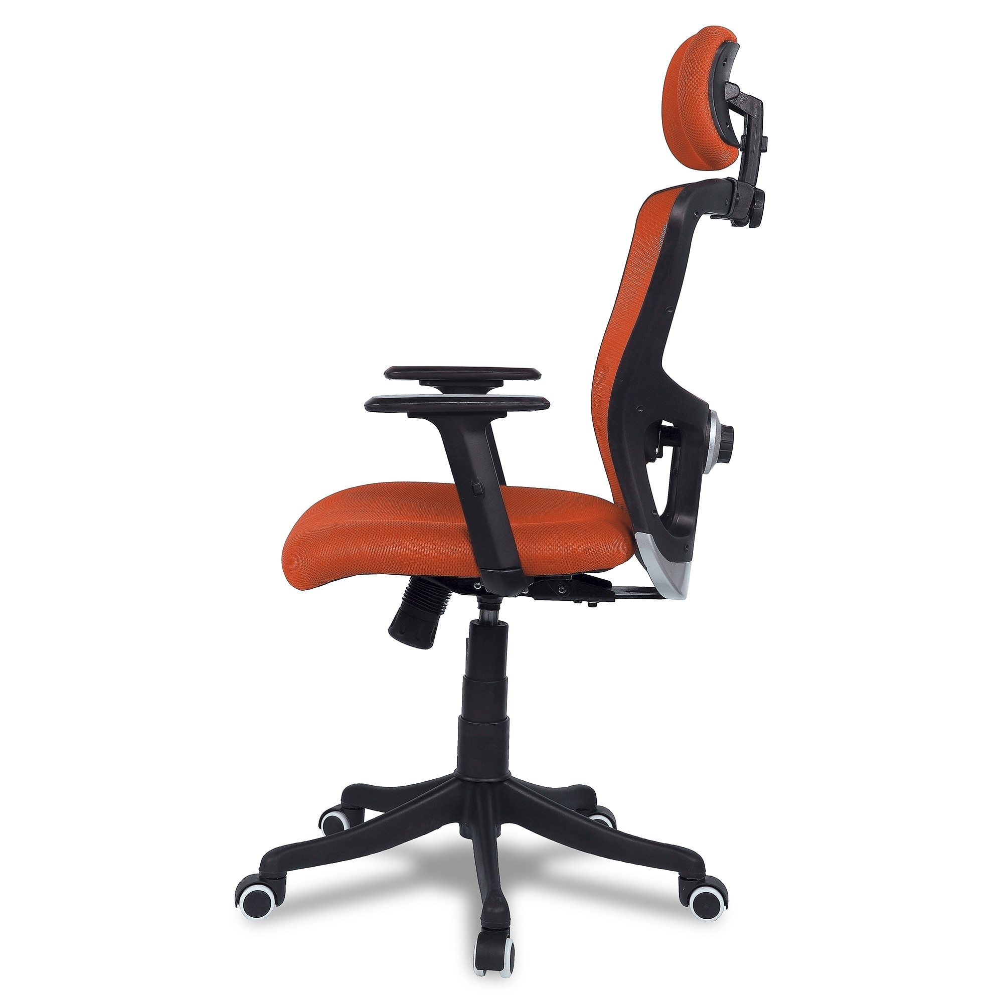 Dreaceo High Back Ergonomic Chair in Orange Colour