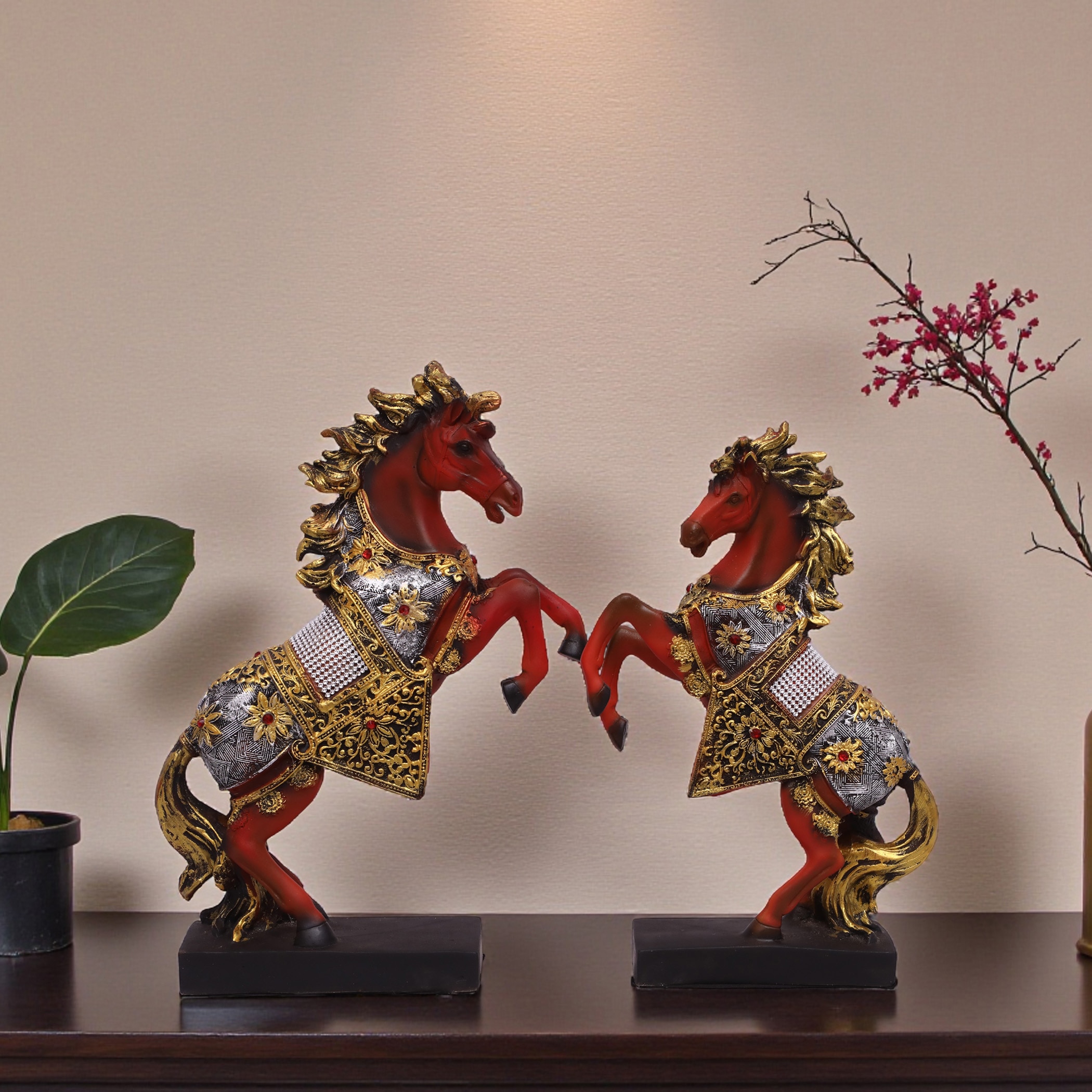 VEDAS Polyresin  Figurine in Multicolor - Vedas