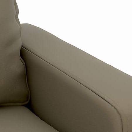 Apollo Compact Sofa (Colour : Cappucino, Cushion : Hard, Seating Capacity : Right Aligned 3 Seater + Right Aligned Chaise + Ottoman)