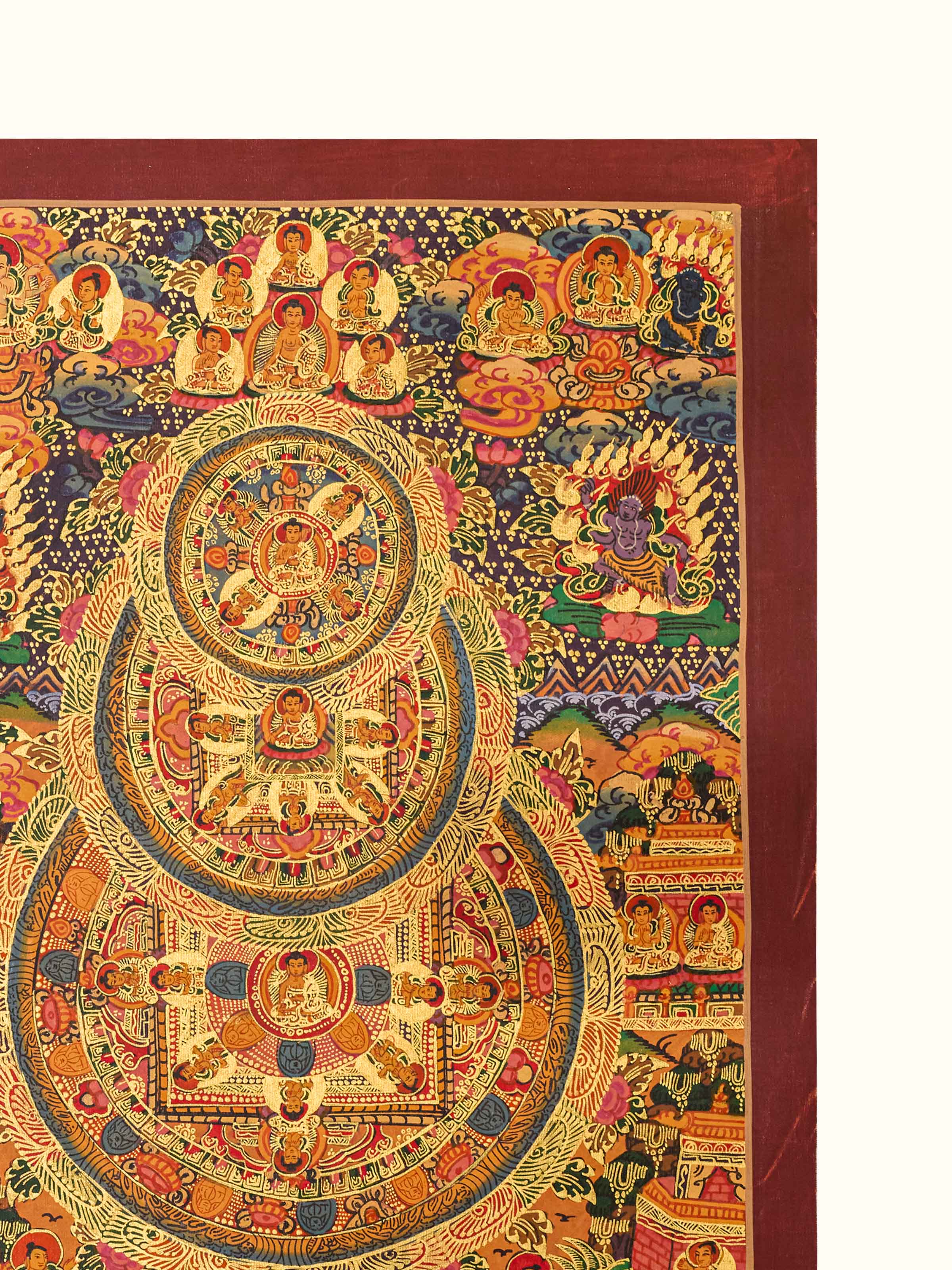 Buddha Mandala Thangka Painting