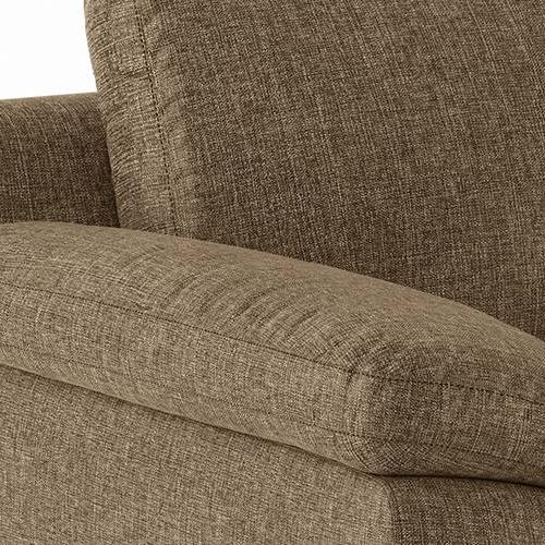 Esquel Essential 3 Seater Fabric Sofa in Dune Colour