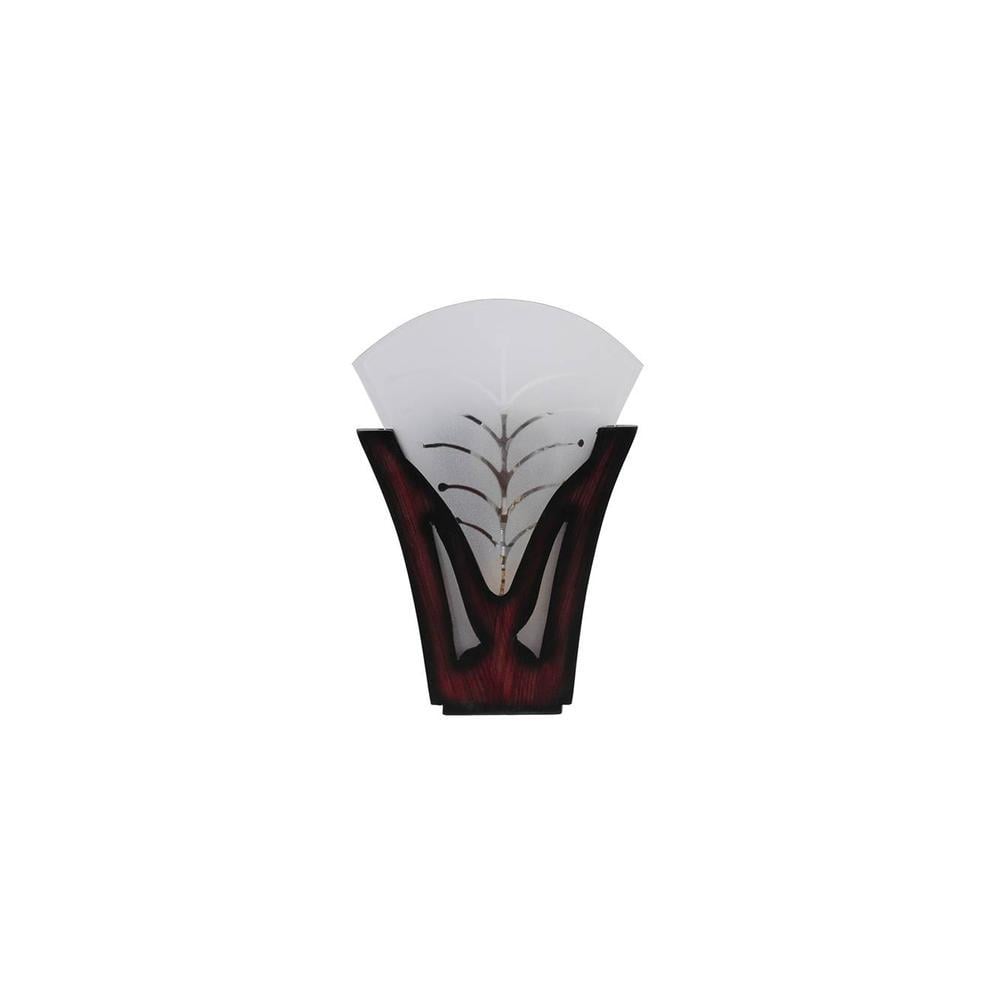 Quenna Brown Glass Wall Light