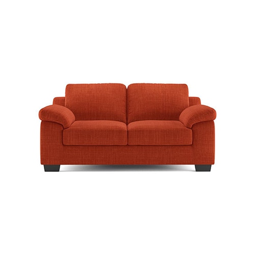 Esquel Premium 2 Seater Fabric Sofa in Lava Colour - Urban Ladder