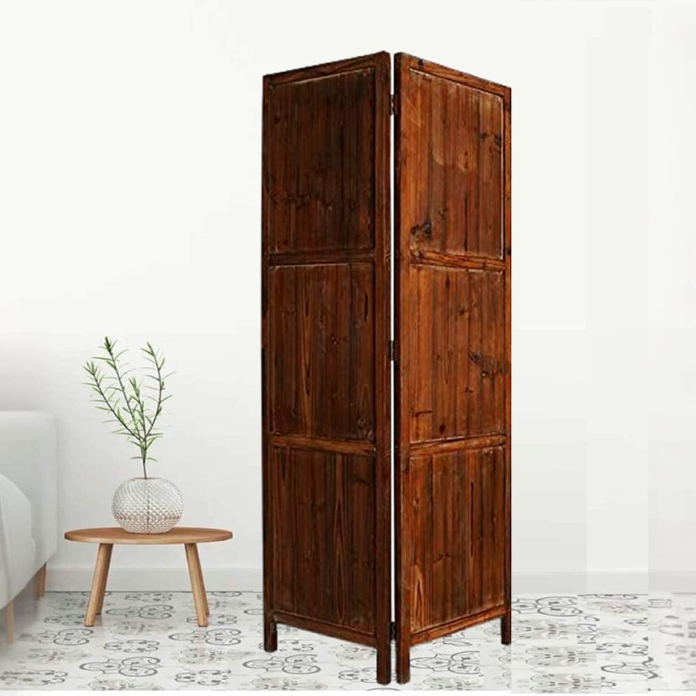 Maizie Solid Wood 4 Panel Room Divider