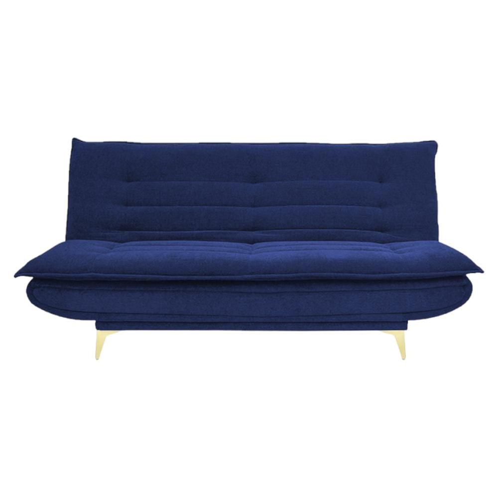 Merol 3 Seater Sofa Cum Bed In Navy Blue Color